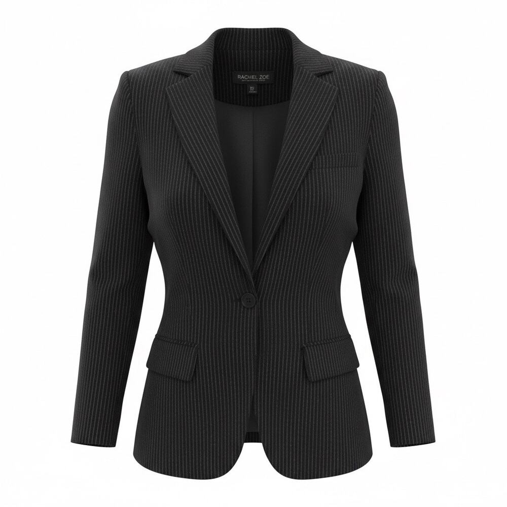 Rachel Zoe Pinstripe Tailored Blazer Small NWT Corporate Core